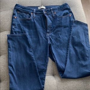Madewell curvy high rise skinny Jean, size 31.